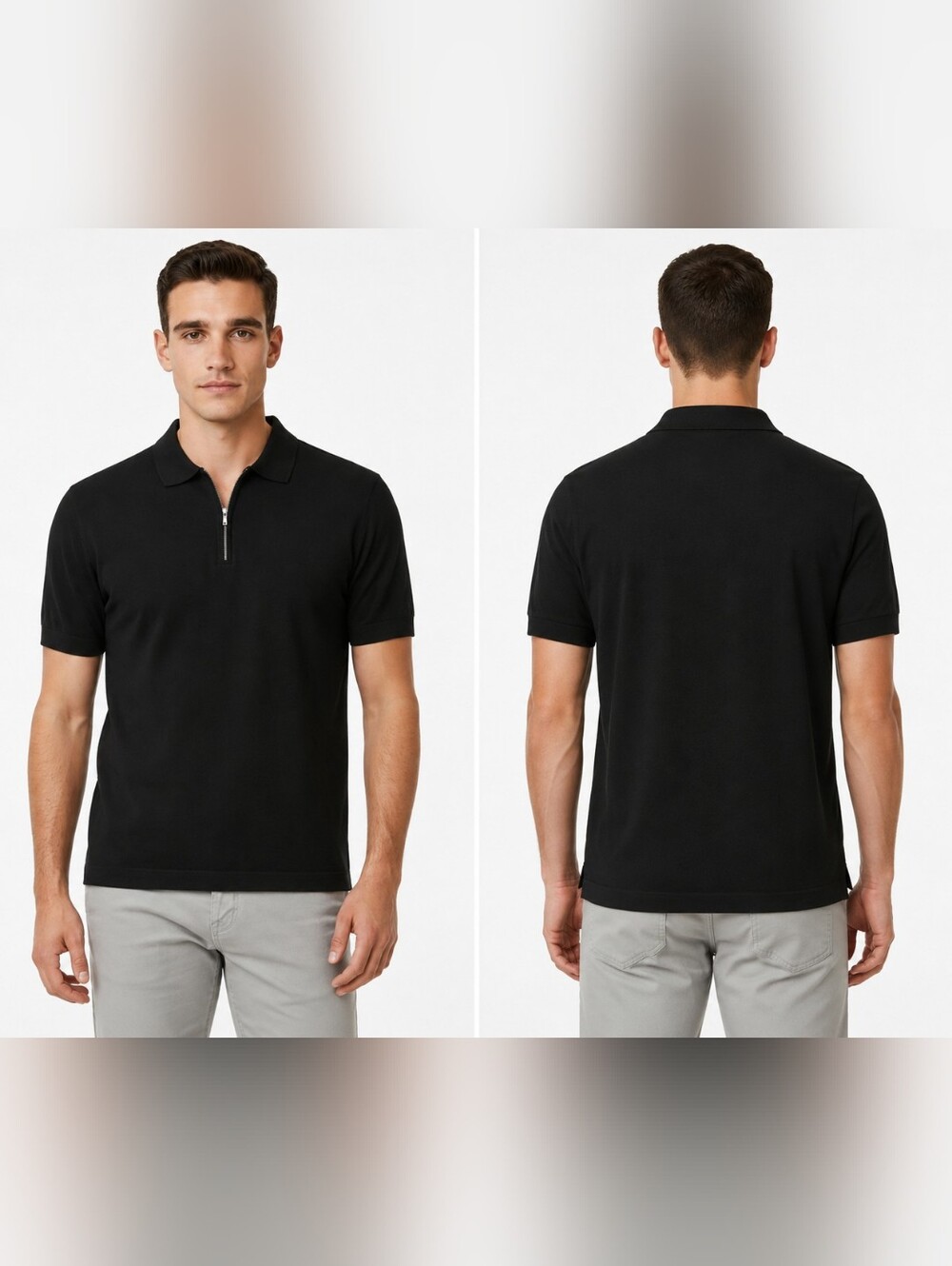 Knights Bridge Men's Black Polo Shirt